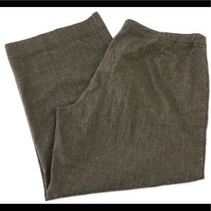 J Jill Stretch Heather Brown Pants Size 24W